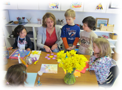 All Day Montessori Preschool in Crystal Lake - Flowers