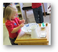 Montessori Preschool in Crystal Lake - Hand Washing