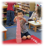 Montessori Day Care in Crystal Lake - Pink Tower 