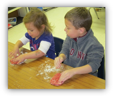 All Day Montessori Preschool in Crystal Lake - Playdough